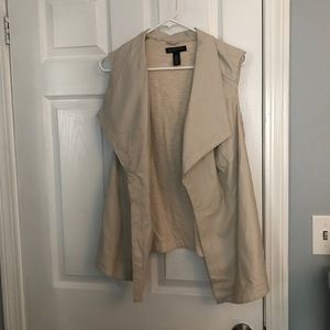 Faux Leather Vest